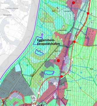 Bildausschnitt Raumnutzungskarte